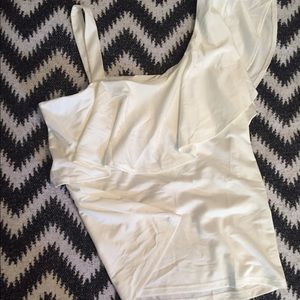 Roommates White Ruffle top